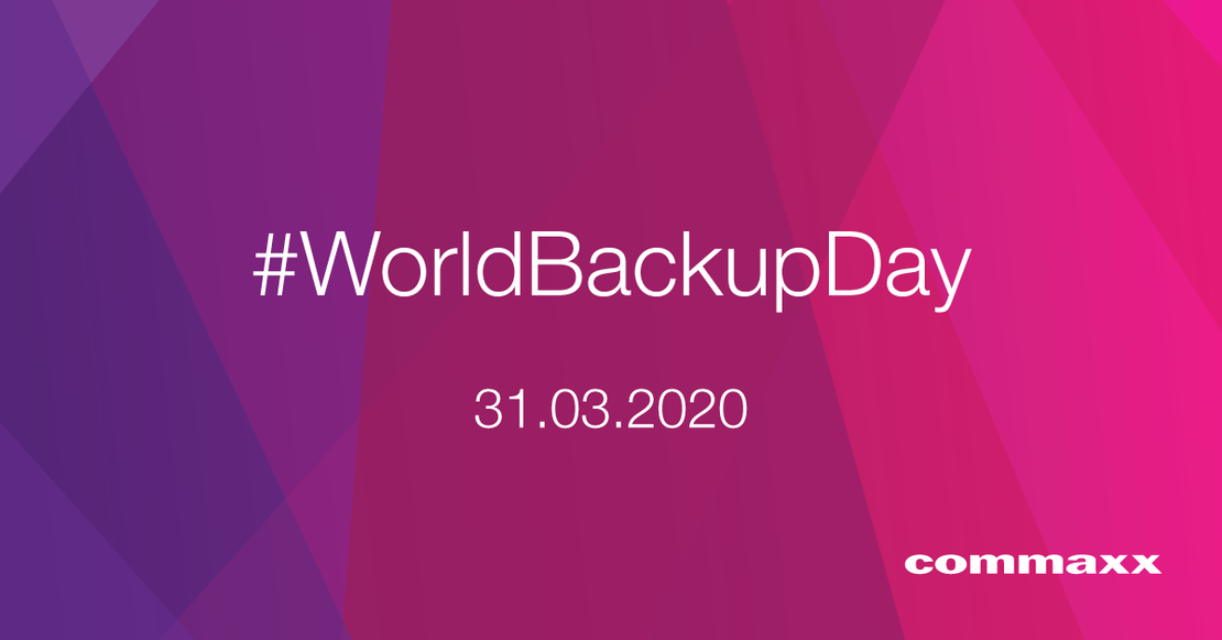 World Backup Day 2020 Commaxx